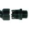 Straight Fixed Fitting M16 12mm Type XF Nylon Black Adaptaflex
