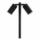 LONG GARDEN SPIKE 1M BK TWO HEADS