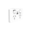 Iconic 3025USBC-VW Twin Power Point with USB-C 25W Fast Charger 10A Vivid White Clipsal