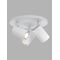 3 LIGHTS ON THE ROUND PLATE WH
