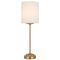 Table Lamp E27 Inline Switch Antique Gold Ivory Argos Telbix