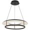 Pendant Light LED 26W Tri-Colour 620mm Black Sand Ariva Telbix