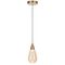 Pendant Light LED 4W 3000K 100mm Antique Gold Champagne Atico Telbix