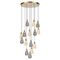 Pendant Light 15 Light LED 45W 600mm Antique Gold Atico Telbix
