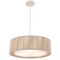 Pendant Light 3 Light E27 500mm Natural Rope White Cusco Telbix