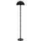 Floor Lamp E27 Foot Switch 1580mm Glossy Taupe Estiq Telbix