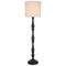 Floor Lamp E27 Foot Switch 1580mm Natural Ivory Hommer Telbix