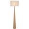 Floor Lamp Base Only Foot Switch 1150mm Oak Lovisa Telbix