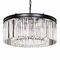 Pendant Light Frame Only 8 Light E14 Black Crystal Serene Telbix
