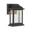 Outdoor Wall Light LED 12W 3000K 240mm Black Sand Jovaro Telbix