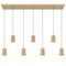 Pendant Light LED 42W 2700K 4000K 1340mm Bianco White Kolisa Telbix
