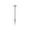 Garden Post Light LED 3W 3000K IP65 760mm Black Luc Telbix