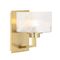 Wall Light E14 Antique Silver Clear Moreno Telbix