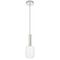 Pendant Light LED 3W 3000K 130mm Chrome Clear Obris Telbix