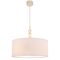 Pendant Light 3 Light E27 500mm Matt Gold Ivory Poetix Telbix