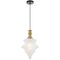 Pendant Light E27 380mm Antique Gold Frost Privas Telbix