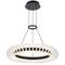Pendant Light LED 58W Tri-Colour Dimmable 800mm Black Romay Telbix