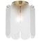 Batten Fix Light B22 205mm Antique Gold Clear Samona Telbix