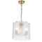 Pendant Light 3 Light E14 310mm Antique Gold Clear Samona Telbix