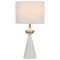 Table Lamp E27 Inline Switch White Satillo Telbix