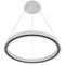 Pendant Light LED 36W Tri-Colour Dimmable 630mm White Serda Telbix