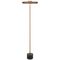 Floor Lamp LED 14W Matt Brass White Marble Sisby Telbix