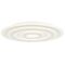 Oyster Light LED 40W Tri-Colour Dimmable 480mm White Utica Telbix