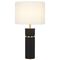 Table Lamp E27 Inline Switch Green Antique Gold Valda Telbix