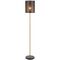 Floor Lamp E27 Foot Switch White Antique Gold Valtor Telbix