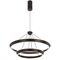 Pendant Light LED 36W Tri-Colour 600mm Brushed Black Vantel Telbix