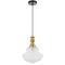Pendant Light E27 265mm Antique Gold Frost Verdun Telbix