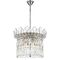 Pendant Light 6 Light E14 400mm Chrome Crystal Virell Telbix