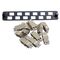 24F Flat Fibre Panel Kit LC Duplex OM1 Ports 1-12 L Type MSS Data