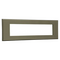 Cover Plate Nine Module Omni Cluster White MajorTech