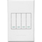 Switch Cover Plate 4 Gang Grey TM MajorTech