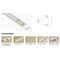 LED Strip Channel 3m Surface Mount Silver 3A Lighting