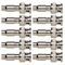 BNC Connector Male Pack of 10 Nickel-Plated Ness