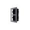 Flush Mount Housing 2 Module to Suit Intercom Hikvision