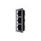 Flush Mount Housing 3 Module to Suit Intercom Hikvision