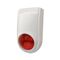Security Siren and Strobe 115dB Weatherproof Red Ness