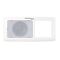 Fascia Plate White Snap-On Replacement to Suit Intercom iCentral