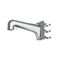 Pole Mount to Suit PTZ Camera Grey Hikvision