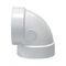 90 Degree Short Elbow Socket Ends White Valet