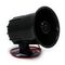 12V Security Siren 110dB Adjustable Mounting Black Ness
