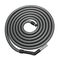 Central Vacuum Hose 10m Silver Screw-On End Cuff Valet