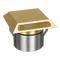Emit Deck Light 85mm 6W RGBW 12/24V Square Slot Brass Domus