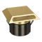 Emit Deck Light 85mm Tri-Colour 12/24V Square Slot Brass Domus