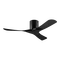 Tundra 48 Inch Smart DC Ceiling Fan 3 Blade CTC Black/Black Domus