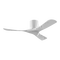 Tundra 48 Inch Smart DC Ceiling Fan 3 Blade CTC White/White Domus