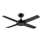 Twister 48 Inch 1220mm DC Ceiling Fan 4 Blade Black Domus